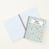 Colorful Dot Back to School Supplies  ノートブック (内部)