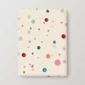 Colorful Dots Buttons – Available in Rectangular & 缶バッジ (正面)