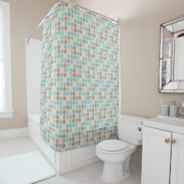 Colorful Dots Pattern Shower Curtain シャワーカーテン