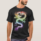 Colorful Dragon With Semi Colon  1 Tシャツ (正面)