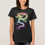 Colorful Dragon With Semi Colon 1 Tシャツ (正面)