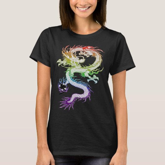 Colorful Dragon With Semi Colon  1 Tシャツ (正面)