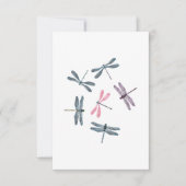 Colorful Dragonflies 招待状 (正面)