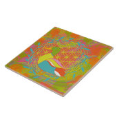 Colorful Duck – Vibrant Nature-Inspired Art タイル (側面)