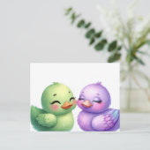 Colorful Ducklings ポストカード (スタンド正面)