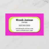 Colorful Dusting Maid Professional Cleaning 名刺 (裏面)