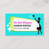 Colorful Dusting Maid Professional Cleaning 名刺 (正面)