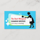 Colorful Dusting Maid Professional Cleaning Busine 名刺 (正面)