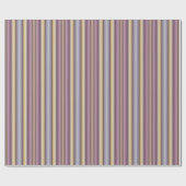 Colorful Dusty Grayish Brown And Purple Pattern ラッピングペーパー (フラット)