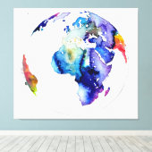 Colorful Earth  キャンバスプリント (インサイチュ (ウッドフロア))