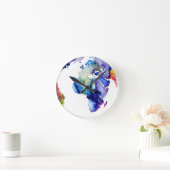 Colorful Earth ラウンド壁時計 (ホーム)