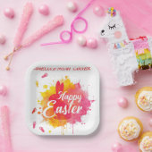 COLORFUL  Easter BRUNCH & HUNT ペーパープレート (パーティー)