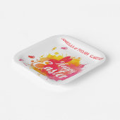 COLORFUL  Easter BRUNCH & HUNT ペーパープレート (傾斜あり)