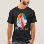 Colorful Easter Egg Happy Easter Tシャツ (正面)