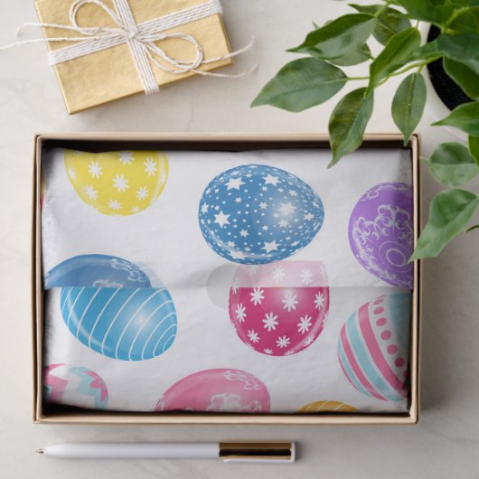 Colorful Easter Eggs 薄葉紙 (ギフト)