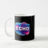 Colorful Echo Look コーヒーマグカップ (左)