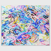 Colorful Elastic Rubber Bandsabstract,background,b ラッピングペーパー (フラット)