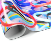 Colorful Elastic Rubber Bandsabstract,background,b ラッピングペーパー (ロールコーナー)