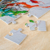 Colorful elephant ジグソーパズル (側面)