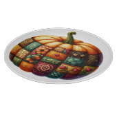 COLORFUL EMBROIDERY LOOK FALL PUMPKIN カッティングボード (角)