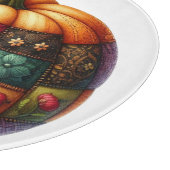 COLORFUL EMBROIDERY LOOK FALL PUMPKIN カッティングボード (角)