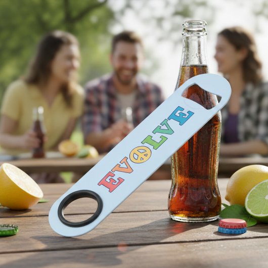 Colorful Evolve Peace Sign Bottle Opener スピード栓抜き