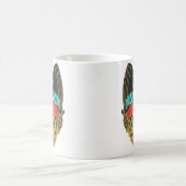 Colorful exotic butterfly  butterfly  モーフィングマグカップ (中央)