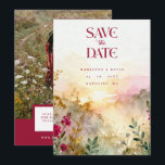 Colorful Exquisite Wildflowers Field Wedding Photo セーブザデート<br><div class="desc">Colorful Exquisite Wildflowers Field with Glitter Effect Save the Date Card Design with Back Photo & Modern QR Code. Colorful Exquisite Wildflowers Field with Glitter Effect Save the Date Card. This Save the Date card stands out for its lush composition of wildflowers, enhanced with a delicate glitter effect that adds...</div>