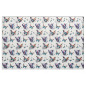 Colorful fabric with butterfly pattern ファブリック (ファットクウォーター)