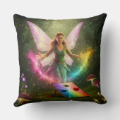 Colorful Fairy Bridal Shower  クッション (裏面)