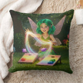 Colorful Fairy Bridal Shower  クッション (ブランケット)