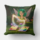 Colorful Fairy Bridal Shower  クッション (正面)