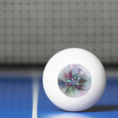 Colorful Fantasy Abstract Modern Fractal Flower 卓球ボール (ネット)