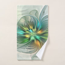 Colorful Fantasy Modern Abstract Flower Fractal