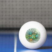 Colorful Fantasy Modern Abstract Flower Fractal 卓球ボール (ネット)