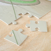 Colorful Fantasy Modern Abstract Fractal Flower ジグソーパズル (側面)