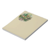 Colorful Fantasy Modern Abstract Fractal Flower ノートパッド (回転)