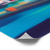 Colorful Fauvist Istanbul Hagia Sophia Art ポスター (角)