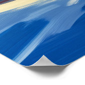 Colorful Fauvist London Skyline Wall Art ポスター (角)