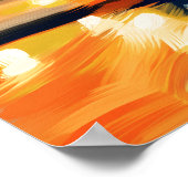 Colorful Fauvist Madrid Gran Via Art ポスター (角)