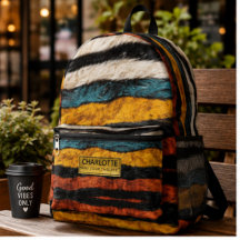 Colorful Faux Fur Stripes Multicolor Cozy Plush 