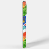 Colorful Feather Pattern — Watercolor Abstract Case-Mate iPhoneケース (裏面 / 右)
