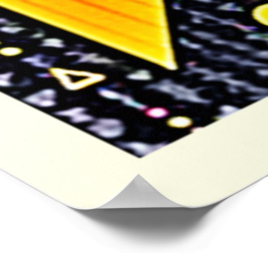 Colorful Feelings: Abstract Face ポスター (角)