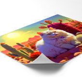 Colorful Feline Wall Art for Cat Lovers ポスター (角)