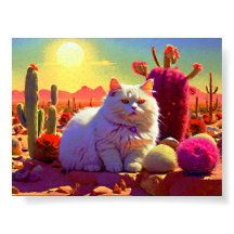Colorful Feline Wall Art for Cat Lovers