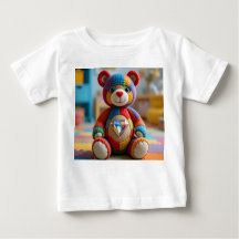 Colorful Felted Teddy Bear