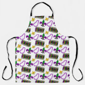 COLORFUL FESTIVE MARDI GRAS THEME エプロン (正面)