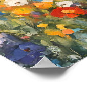 Colorful Field of Wildflowers unframed ポスター (角)
