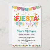 Colorful Fiesta Baby Shower 招待状 (正面)