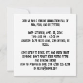 Colorful Fiesta Piñata Festive  セーブザデート (裏面)